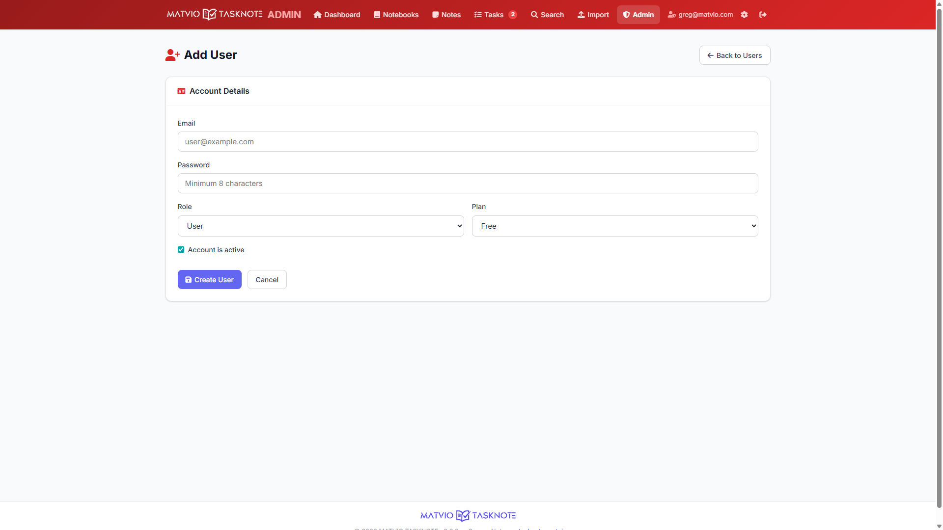Edit User   MATVIO TASKNOTE   Google Chrome 2026 03 22 2 39 20 AM